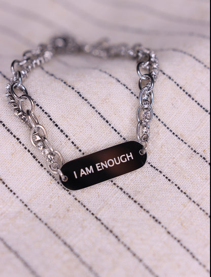 I Am Enough Twist Bracelet