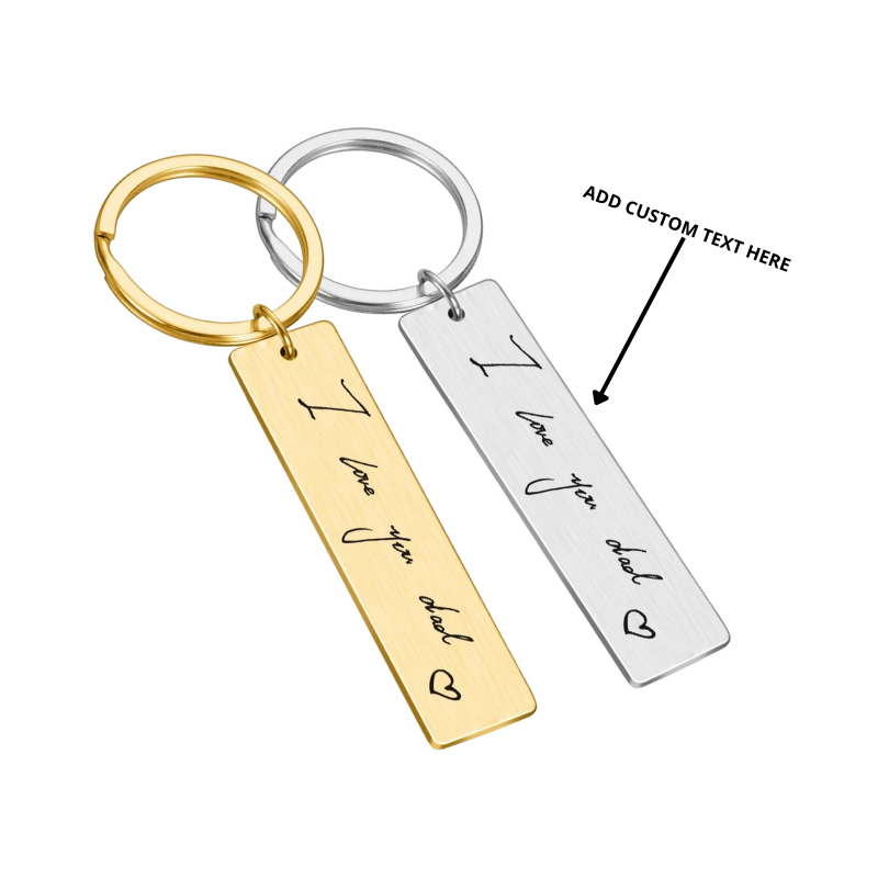 Custom Keychain ( Add Your Own Text )